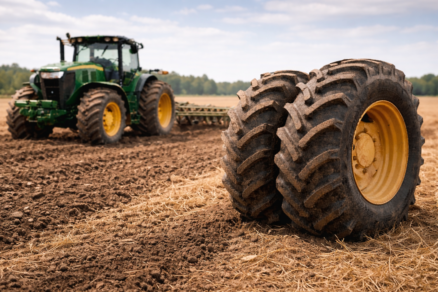 Pneus Agrícolas: O Que Afeta a Tração e a Produtividade no Campo