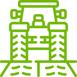 Ícone máquina agrícola.